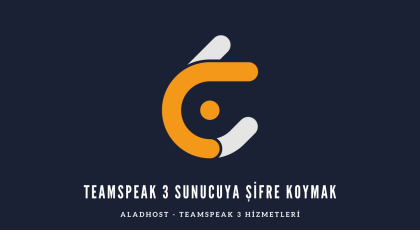 TeamSpeak 3 Sunucuya Şifre Koymak